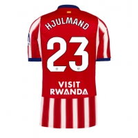 Camisa de Futebol Atletico Madrid Morten Hjulmand #23 Equipamento Principal 2026-27 Manga Curta